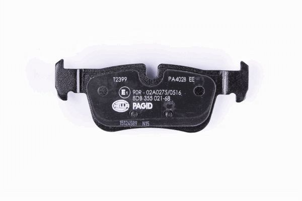 Brake Pad Set, disc brake - 8DB 355 021-681 HELLA