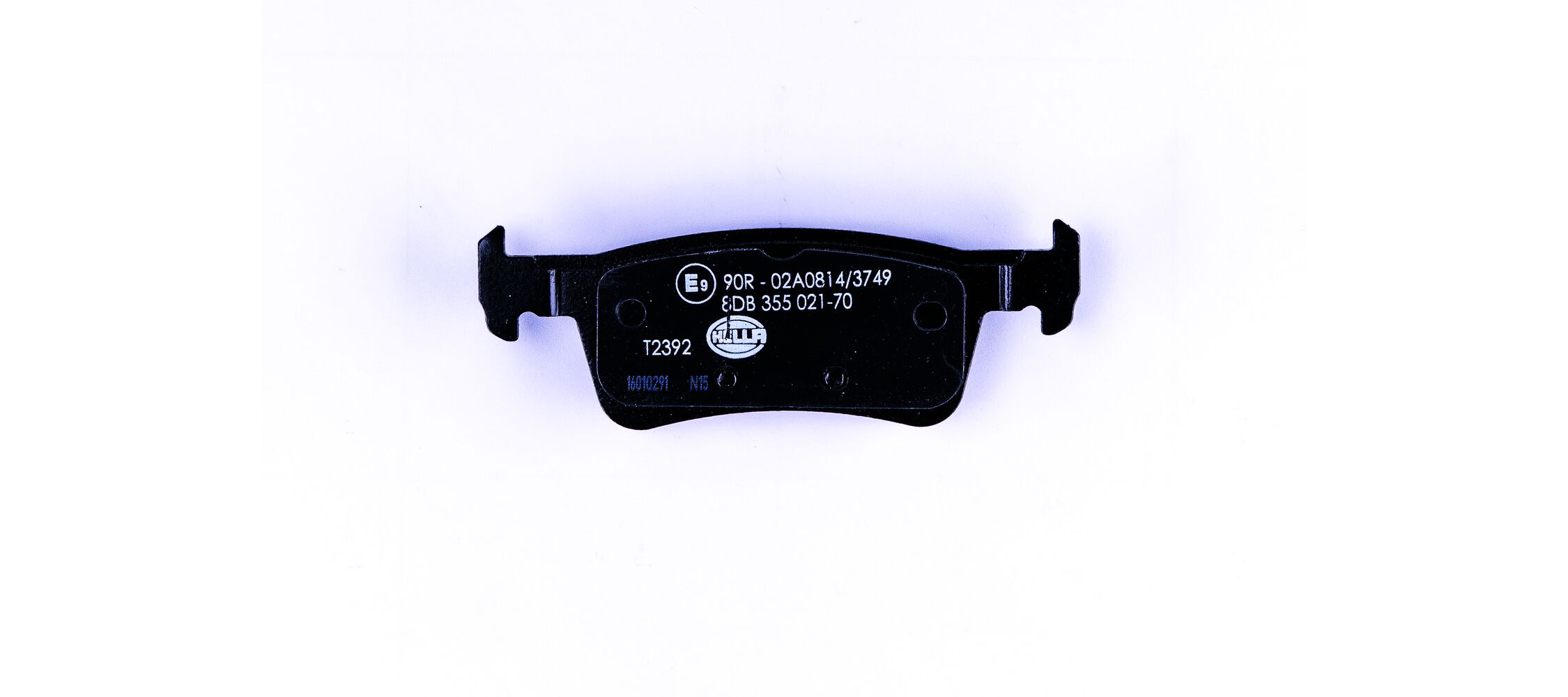 Brake Pad Set, disc brake - 8DB 355 021-701 HELLA