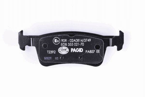 Brake Pad Set, disc brake - 8DB 355 021-701 HELLA