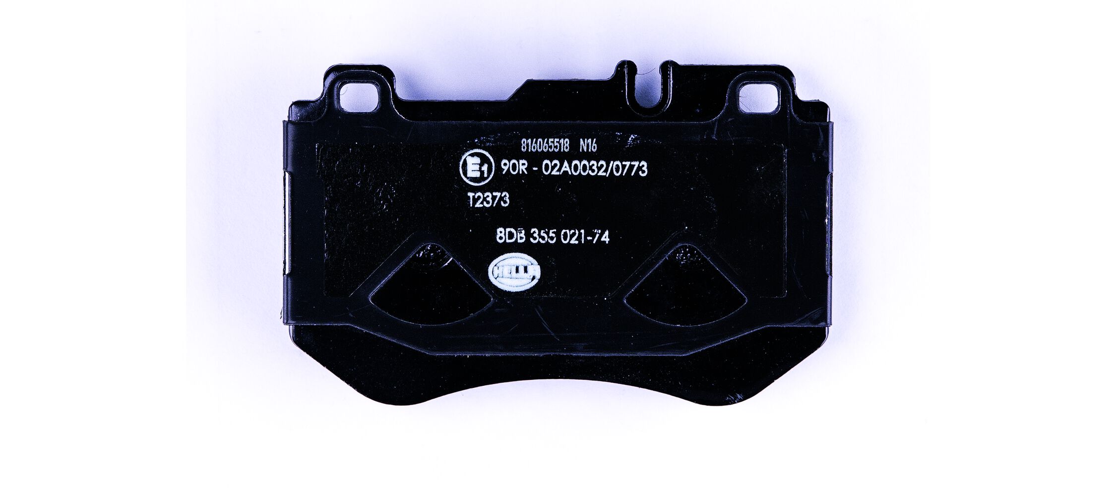 Brake Pad Set, disc brake - 8DB 355 021-741 HELLA