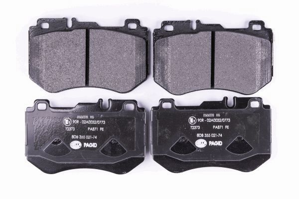 Brake Pad Set, disc brake - 8DB 355 021-741 HELLA