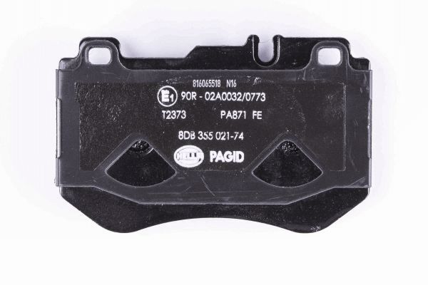 Brake Pad Set, disc brake - 8DB 355 021-741 HELLA