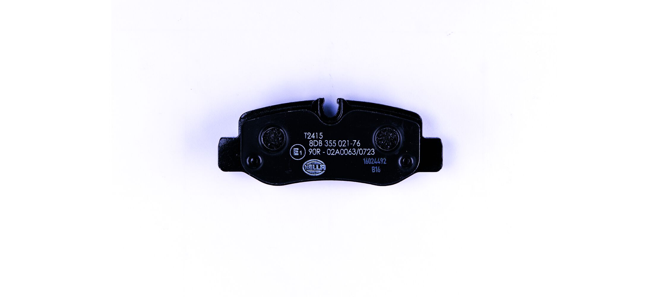 Brake Pad Set, disc brake - 8DB 355 021-761 HELLA