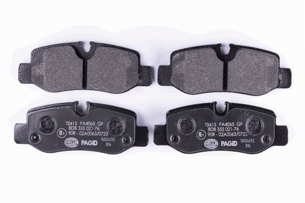 Brake Pad Set, disc brake - 8DB 355 021-761 HELLA