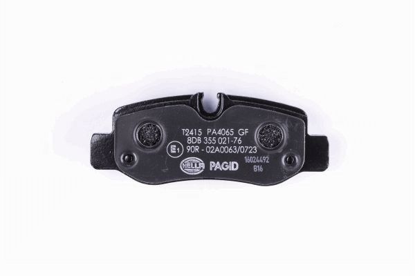 Brake Pad Set, disc brake - 8DB 355 021-761 HELLA