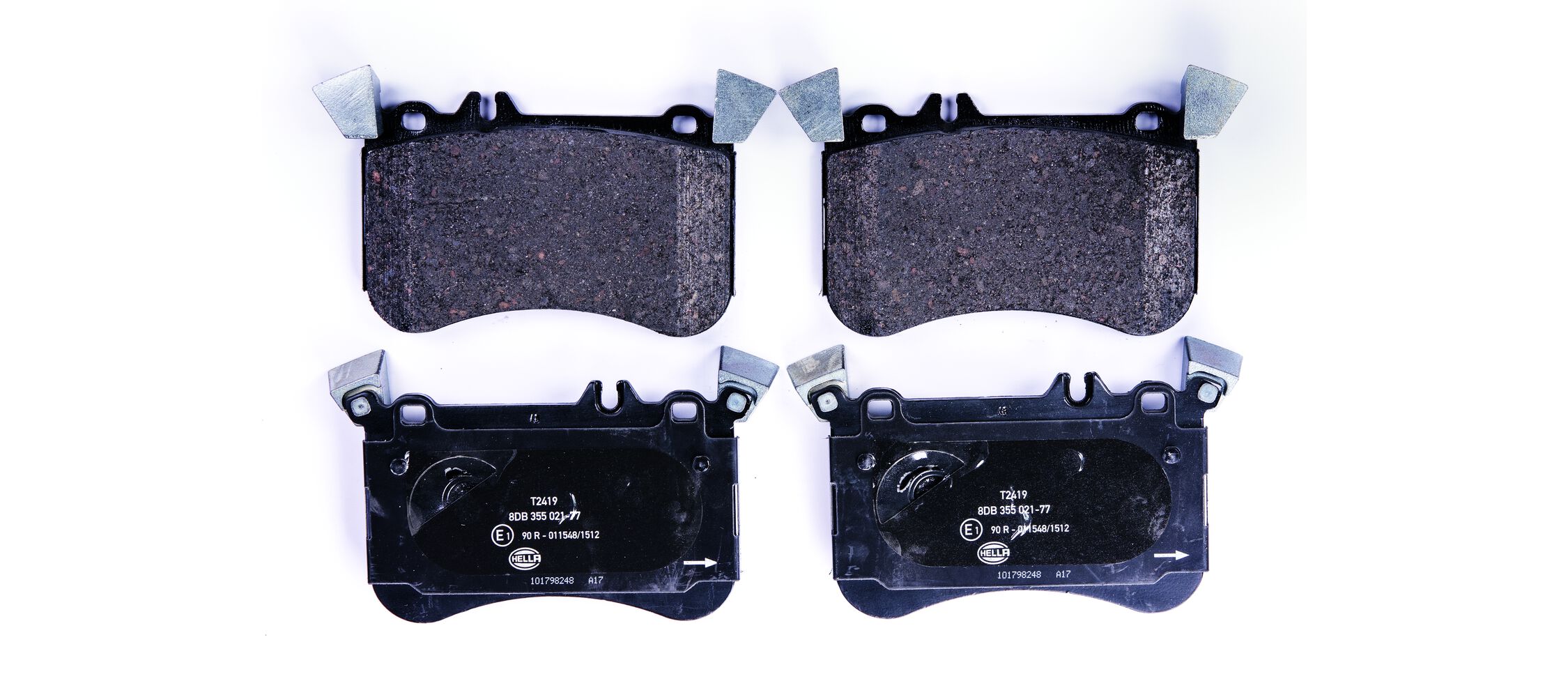 Brake Pad Set, disc brake - 8DB 355 021-771 HELLA