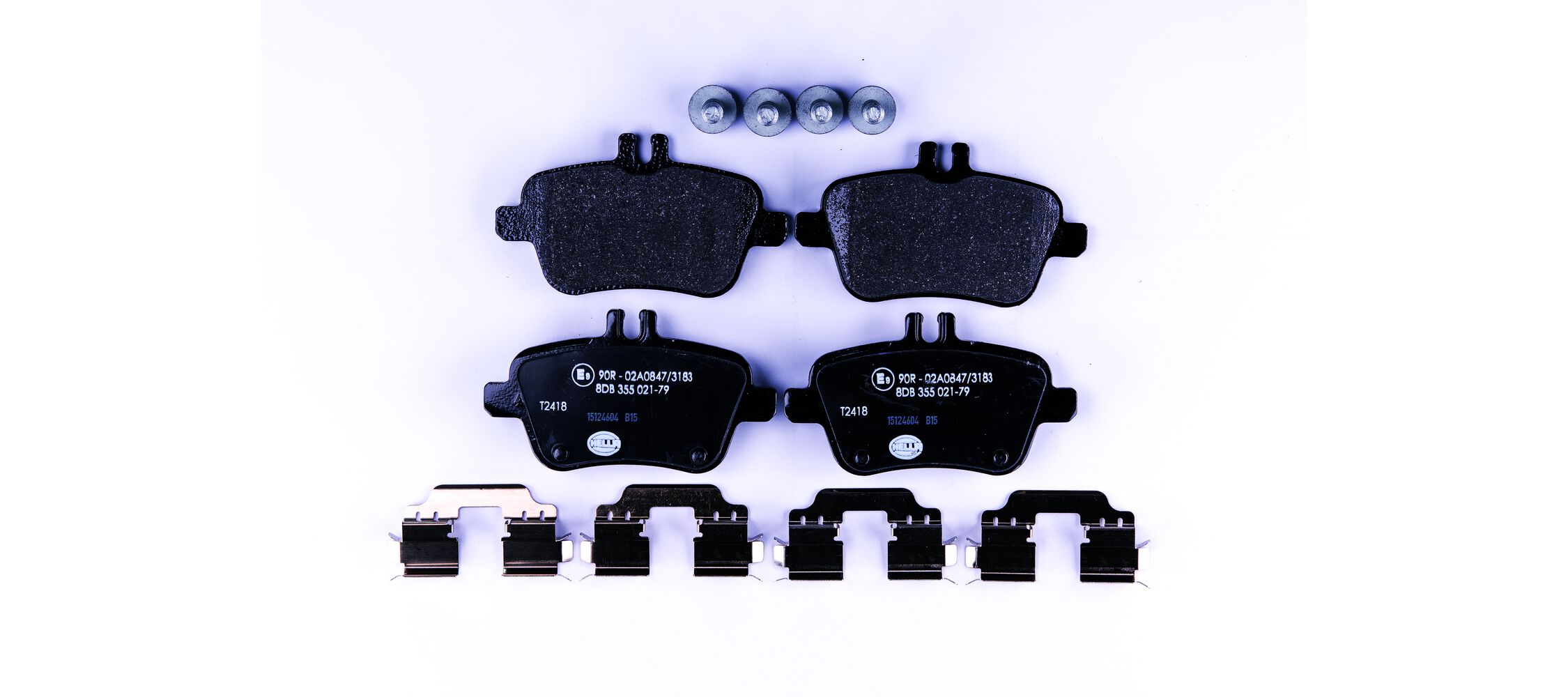 Kit pastiglie freno, Freno a disco - 8DB 355 021-791 HELLA