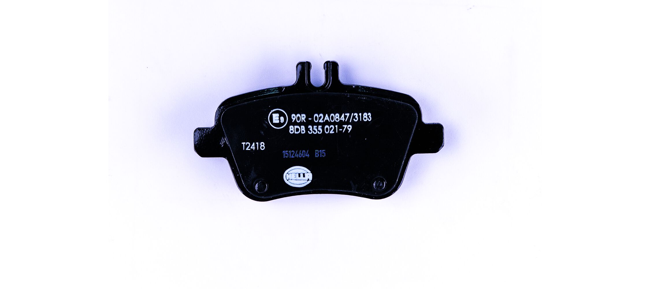 Brake Pad Set, disc brake - 8DB 355 021-791 HELLA