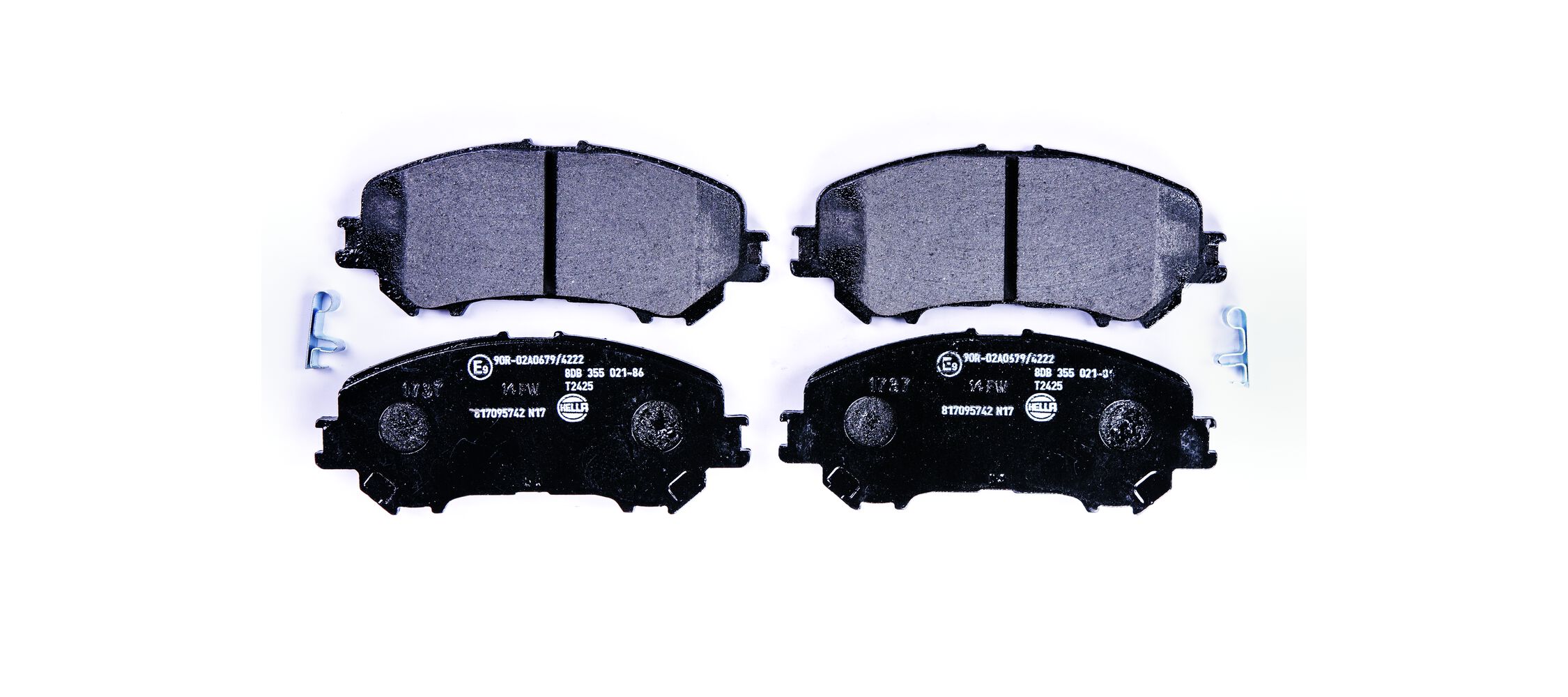 Bremsbelagsatz, Scheibenbremse - 8DB 355 021-861 HELLA
