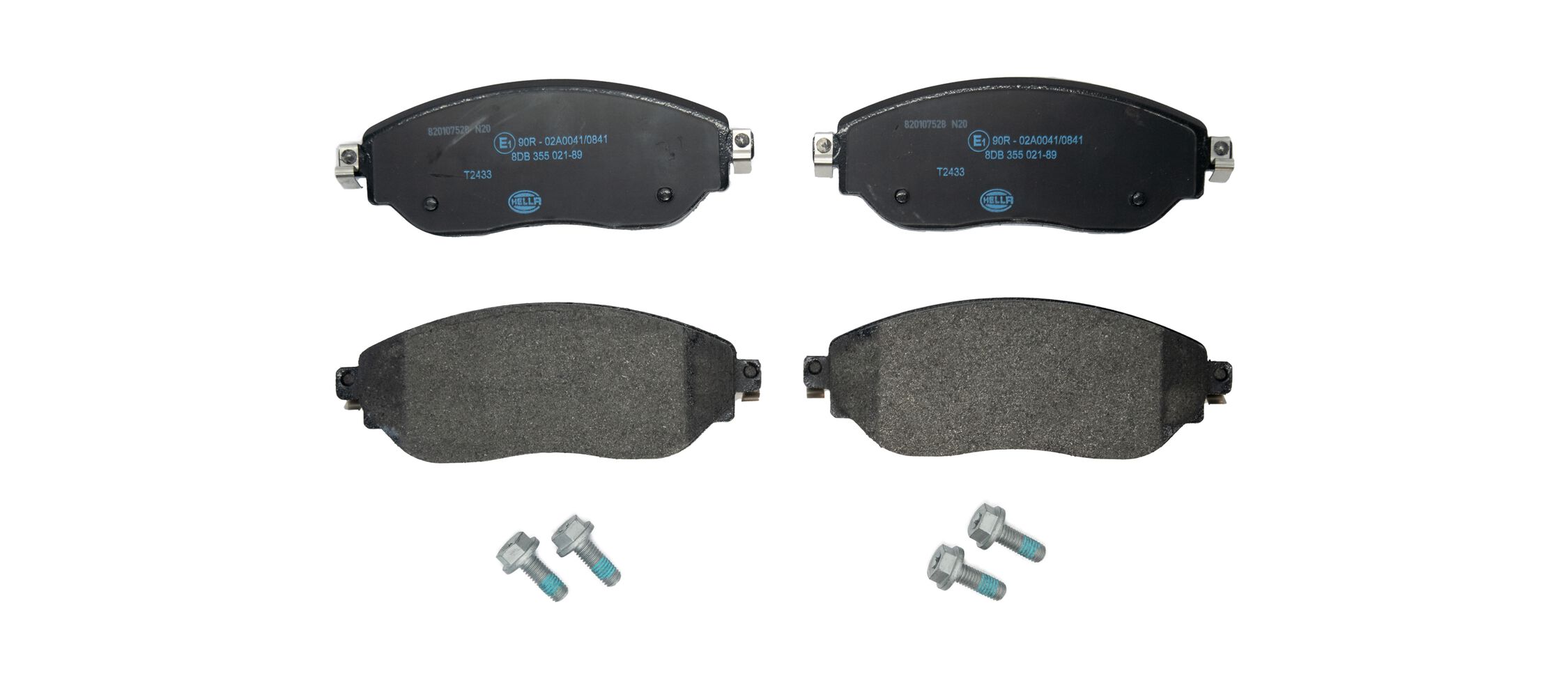 Kit pastiglie freno, Freno a disco - 8DB 355 021-891 HELLA