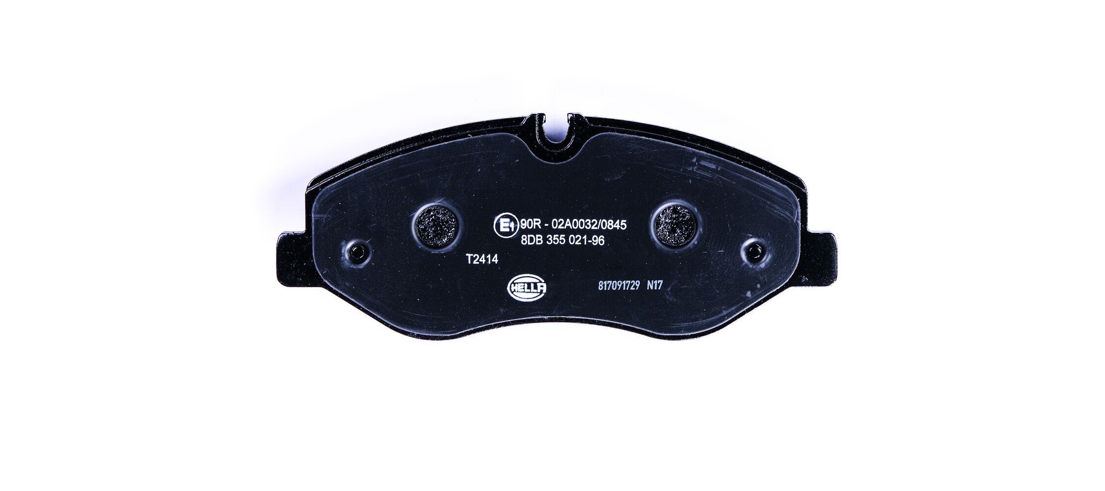 Brake Pad Set, disc brake - 8DB 355 021-961 HELLA