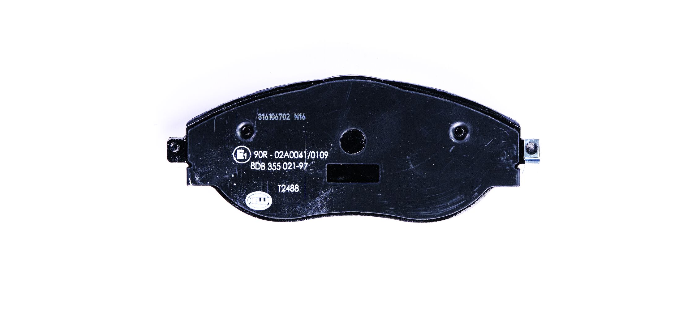Brake Pad Set, disc brake - 8DB 355 021-971 HELLA