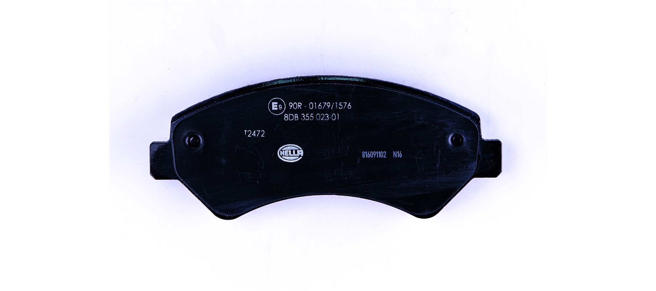 Brake Pad Set, disc brake - 8DB 355 023-011 HELLA