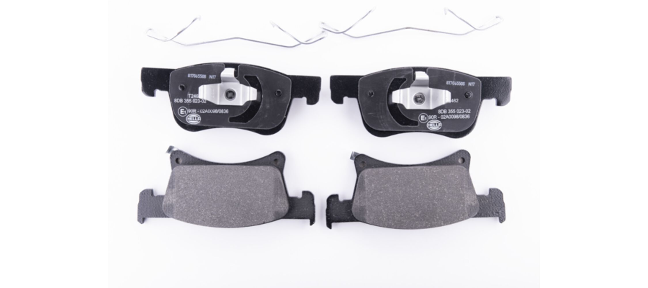 Brake Pad Set, disc brake - 8DB 355 023-021 HELLA