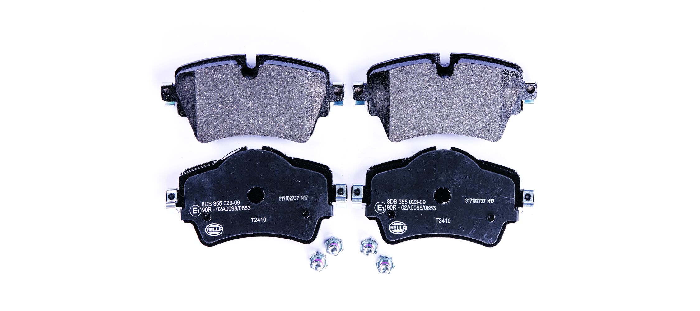 Комплект тормозных колодок, дисковый тормоз - 8DB 355 023-091 HELLA