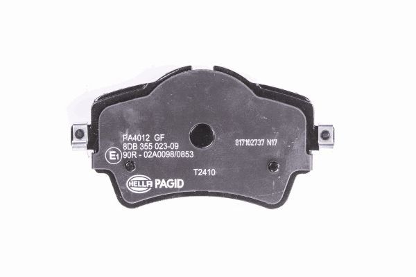 Brake Pad Set, disc brake - 8DB 355 023-091 HELLA