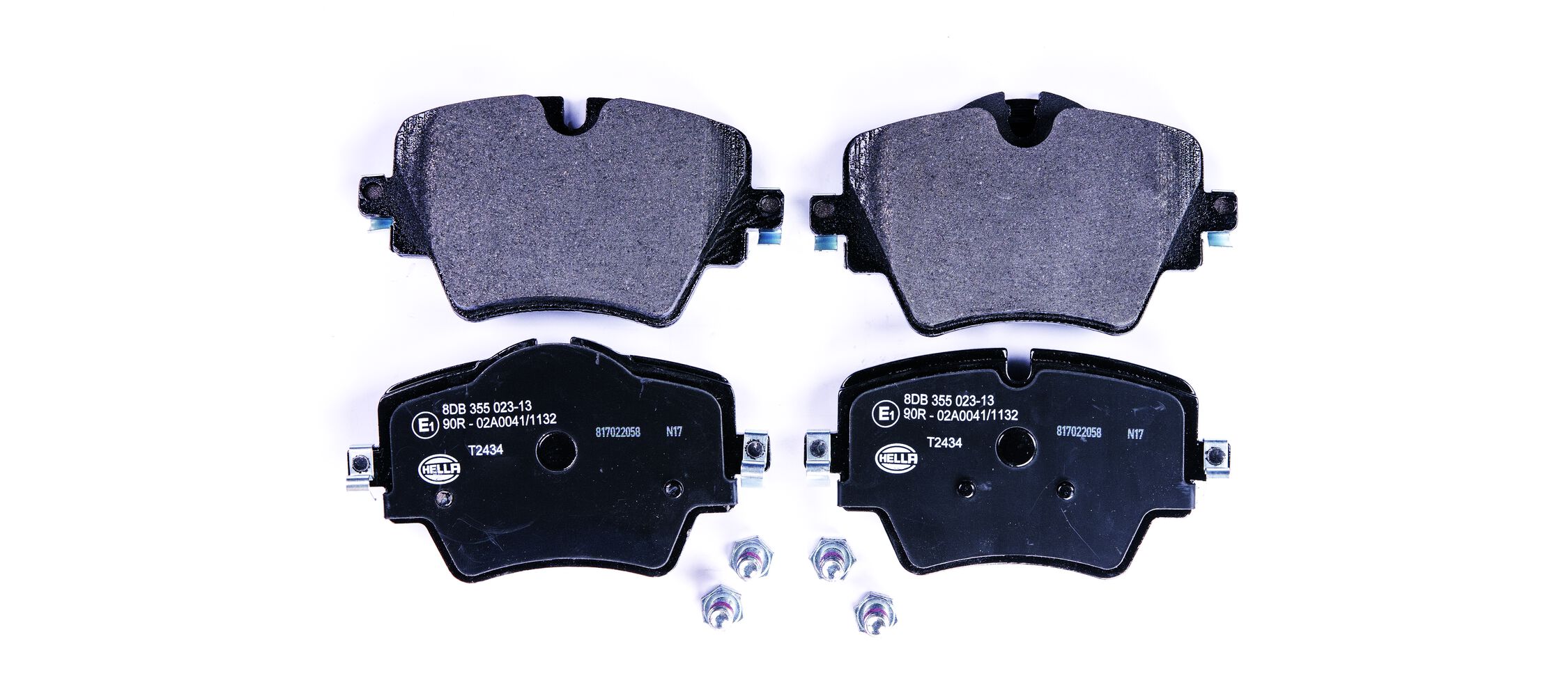 Комплект тормозных колодок, дисковый тормоз - 8DB 355 023-131 HELLA
