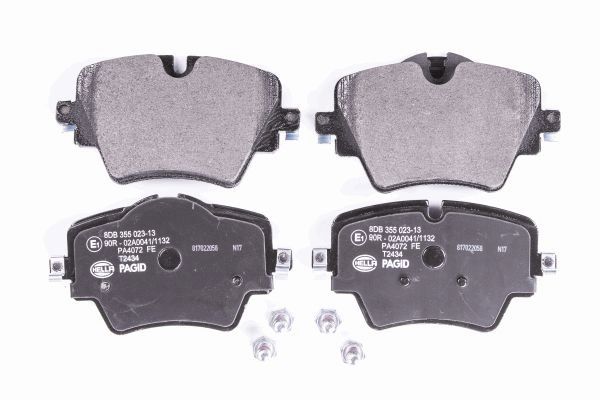Brake Pad Set, disc brake - 8DB 355 023-131 HELLA