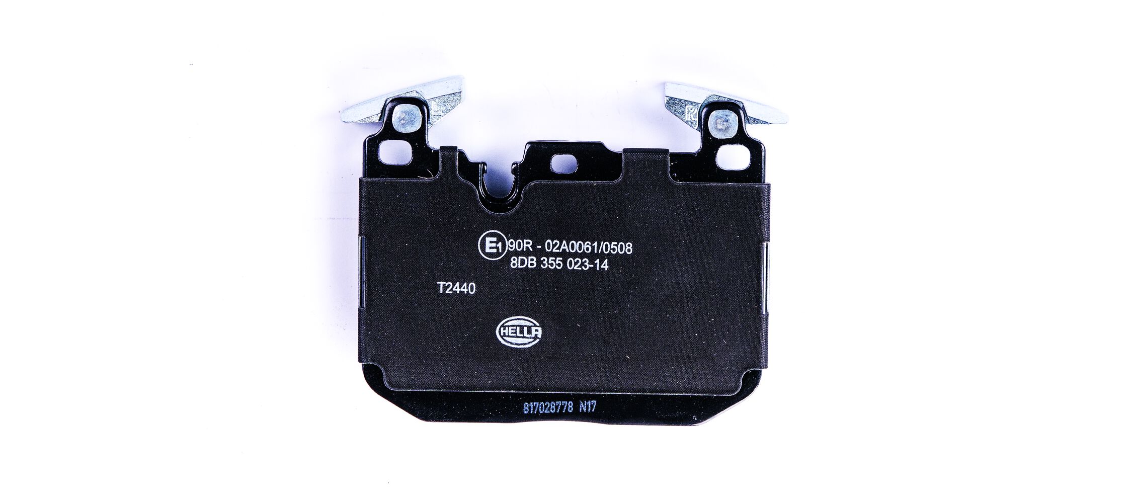 Brake Pad Set, disc brake - 8DB 355 023-141 HELLA