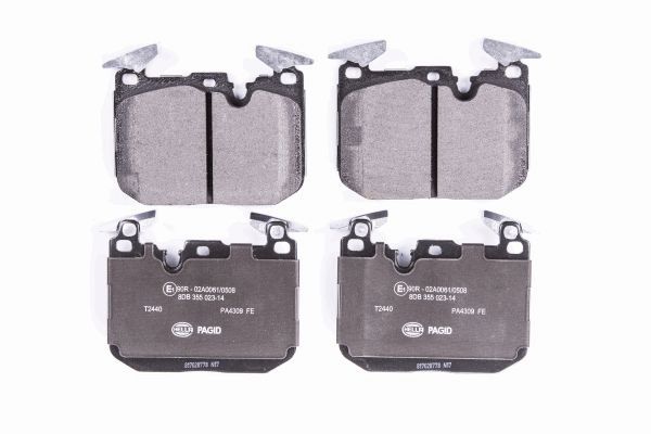 Brake Pad Set, disc brake - 8DB 355 023-141 HELLA