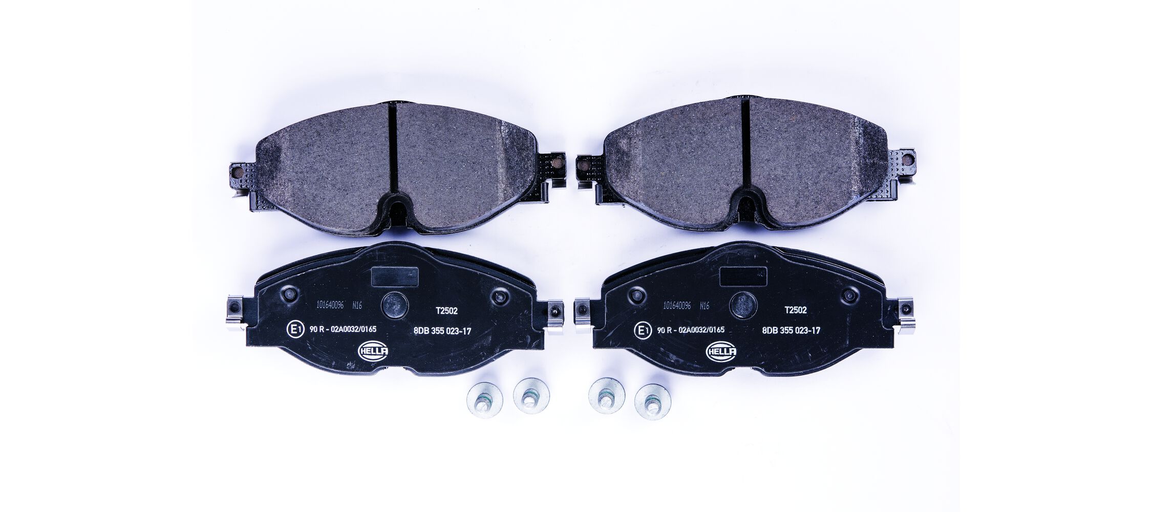 Brake Pad Set, disc brake - 8DB 355 023-171 HELLA