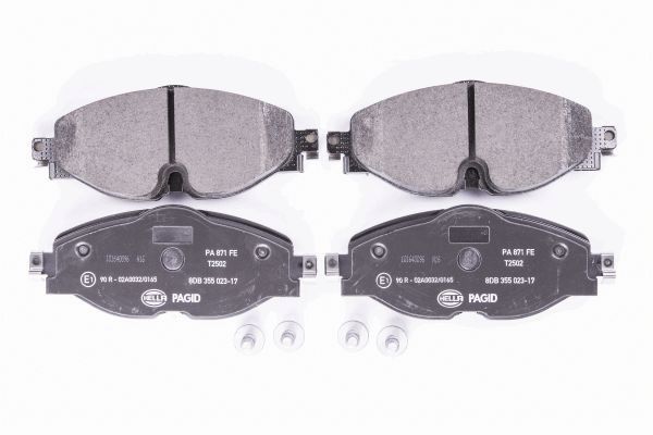 Brake Pad Set, disc brake - 8DB 355 023-171 HELLA