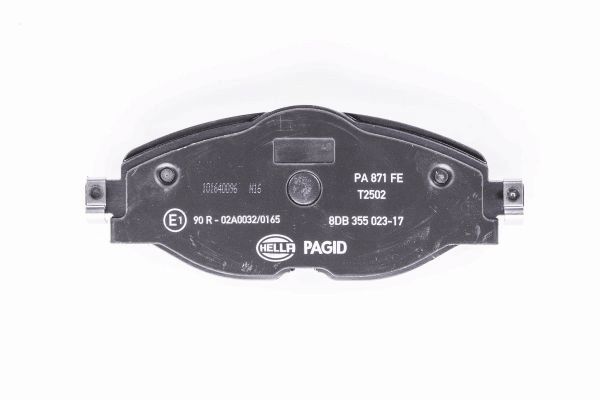 Brake Pad Set, disc brake - 8DB 355 023-171 HELLA