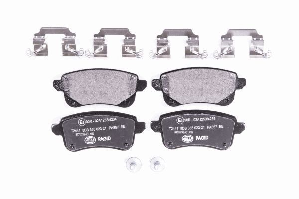 Brake Pad Set, disc brake - 8DB 355 023-211 HELLA