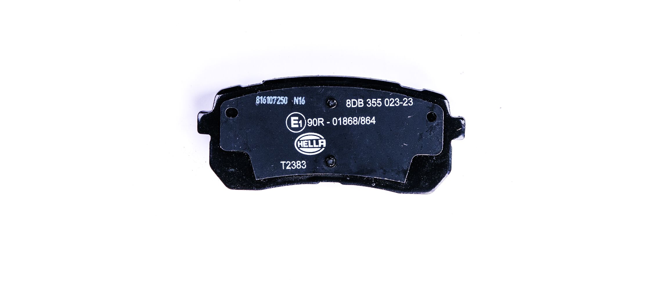 Brake Pad Set, disc brake - 8DB 355 023-231 HELLA