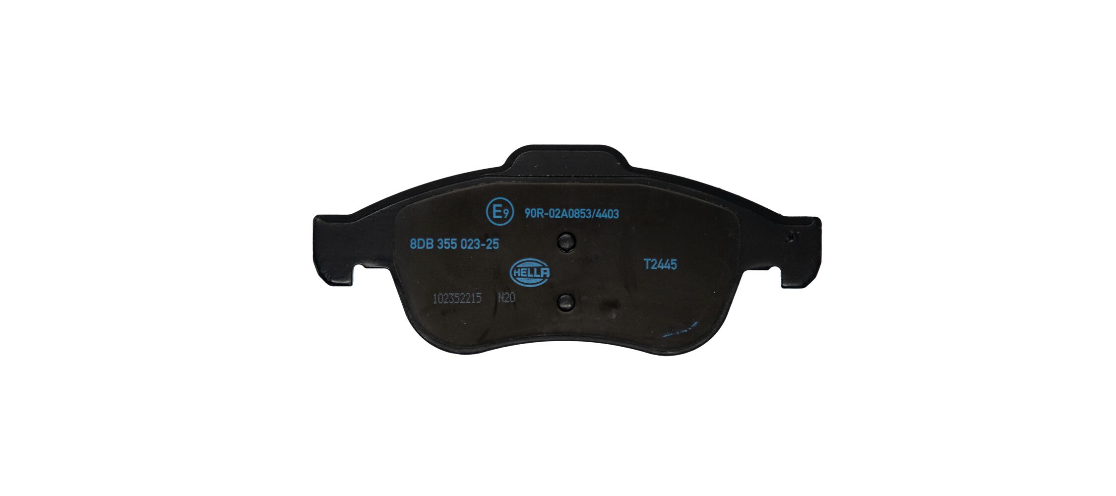 Brake Pad Set, disc brake - 8DB 355 023-251 HELLA