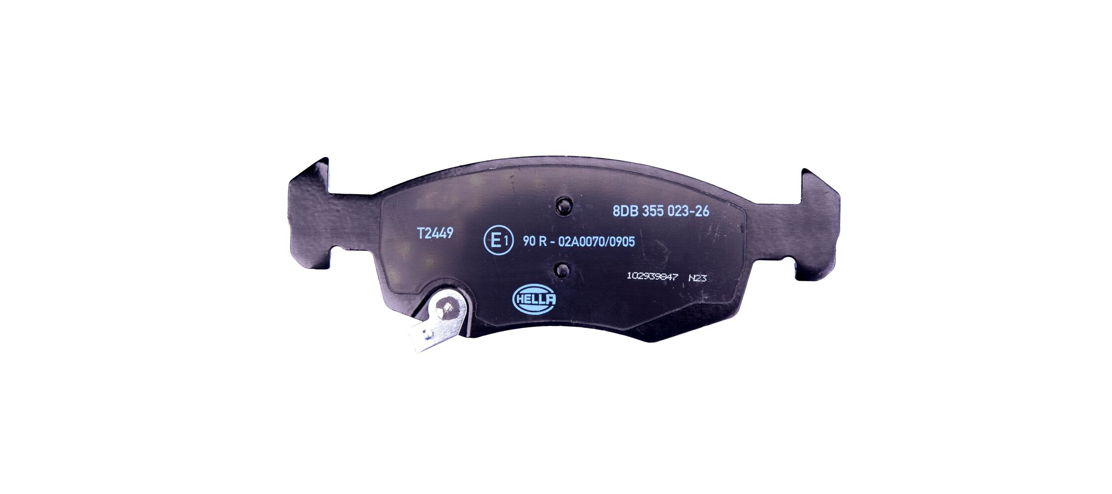 Kit pastiglie freno, Freno a disco - 8DB 355 023-261 HELLA
