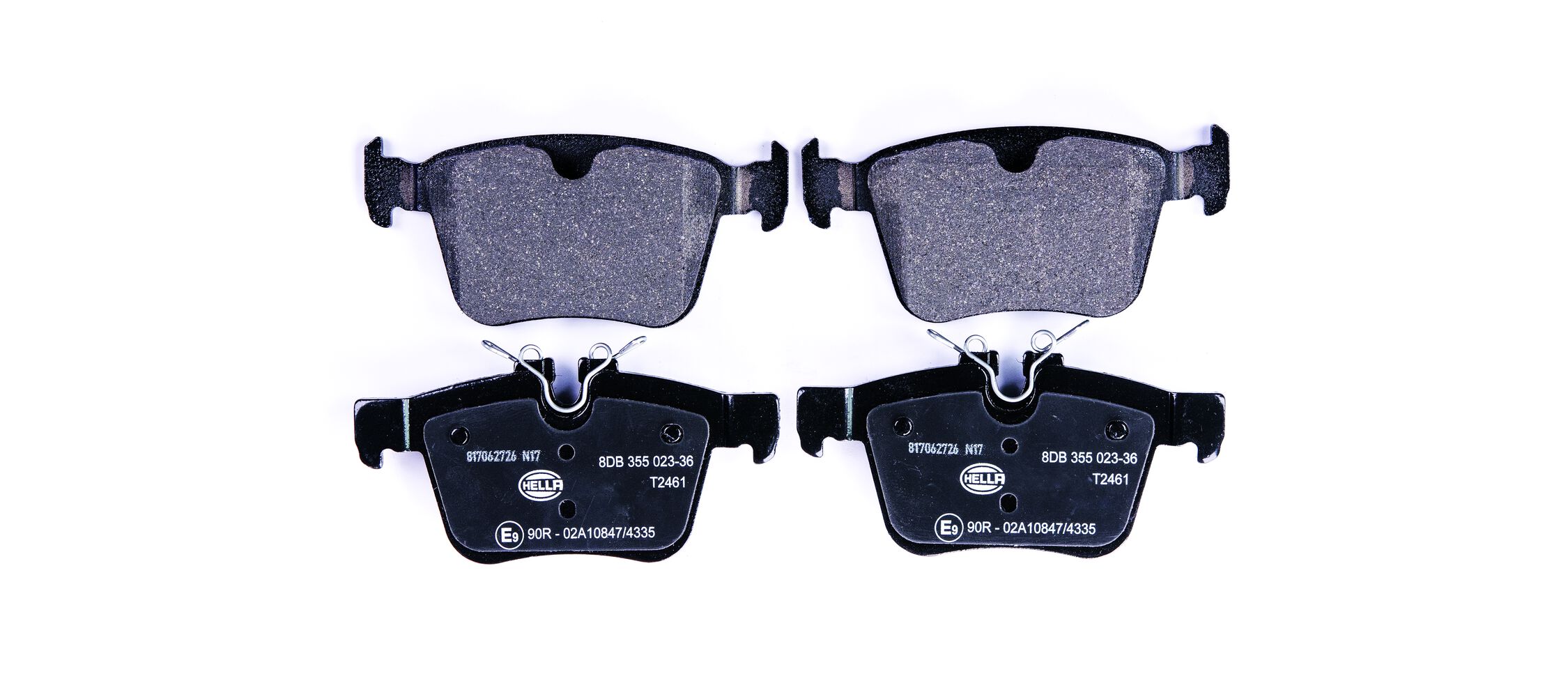 Brake Pad Set, disc brake - 8DB 355 023-361 HELLA