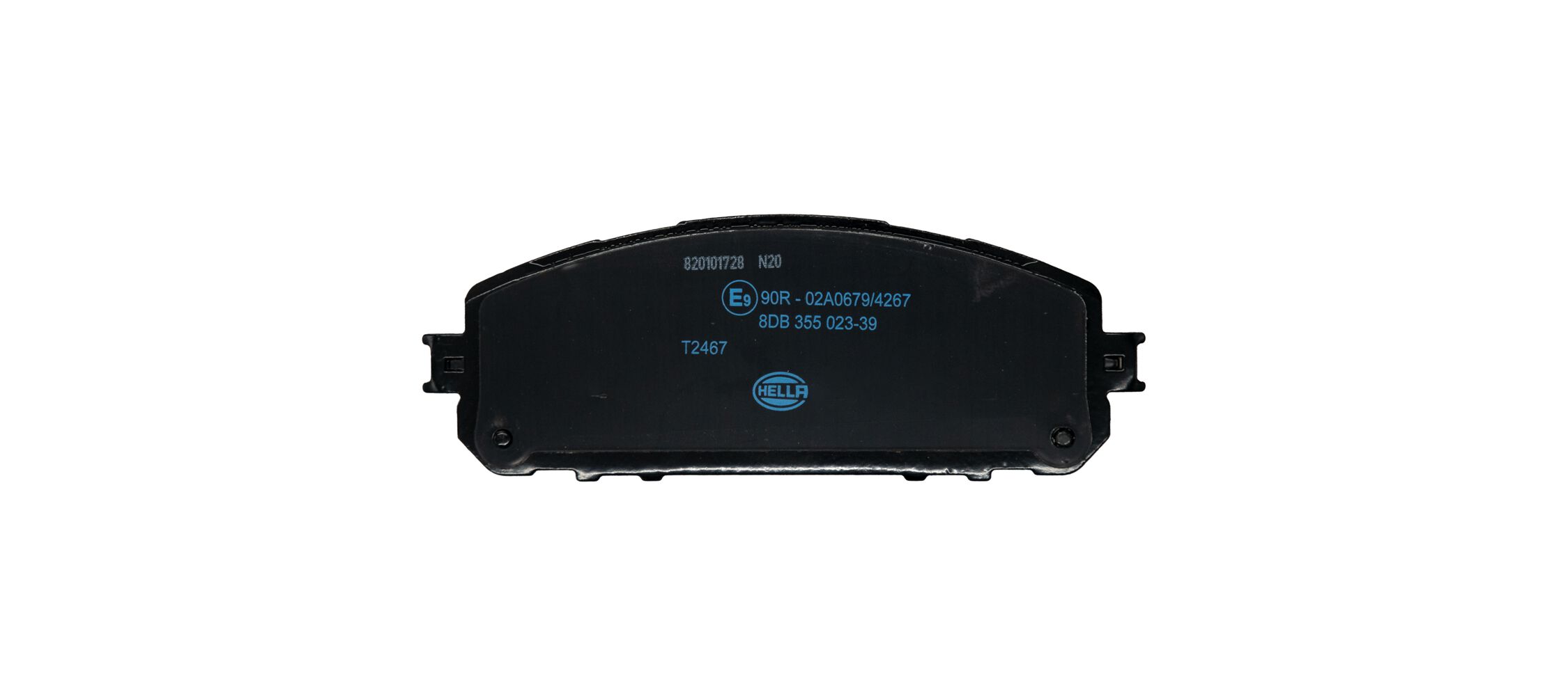 Brake Pad Set, disc brake - 8DB 355 023-391 HELLA