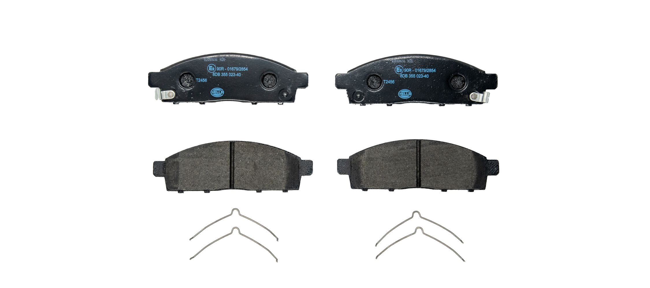 Комплект тормозных колодок, дисковый тормоз - 8DB 355 023-401 HELLA