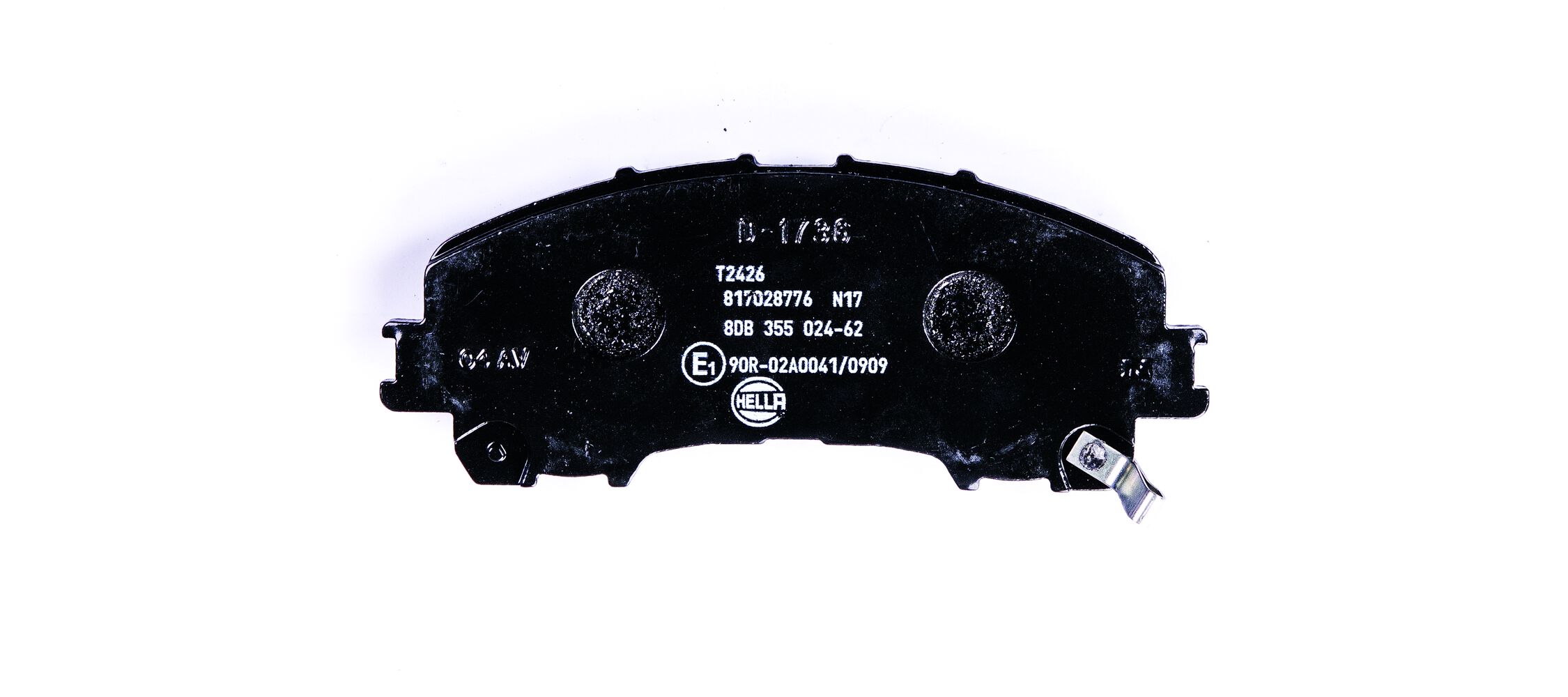 Brake Pad Set, disc brake - 8DB 355 024-621 HELLA