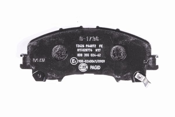 Brake Pad Set, disc brake - 8DB 355 024-621 HELLA