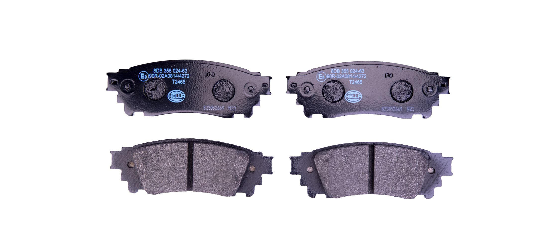 Kit pastiglie freno, Freno a disco - 8DB 355 024-631 HELLA