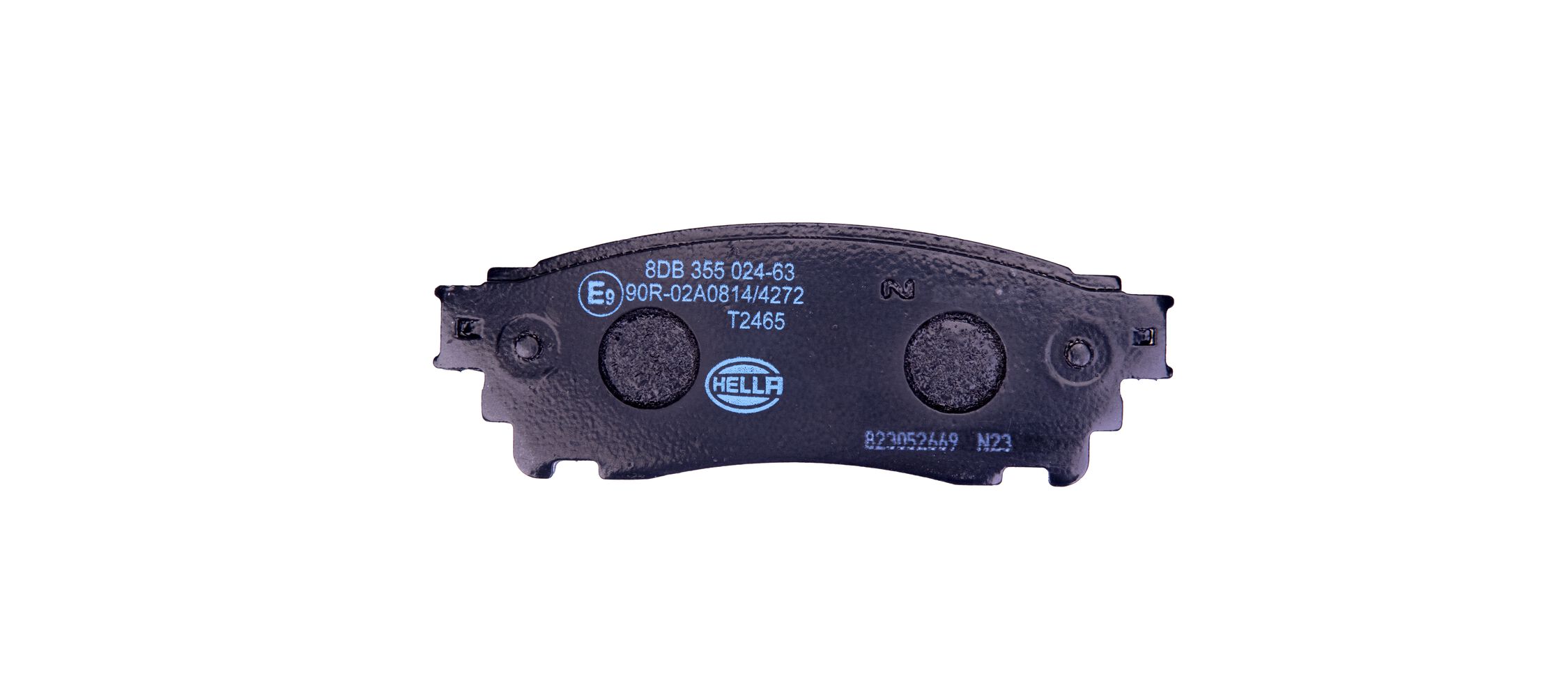Brake Pad Set, disc brake - 8DB 355 024-631 HELLA