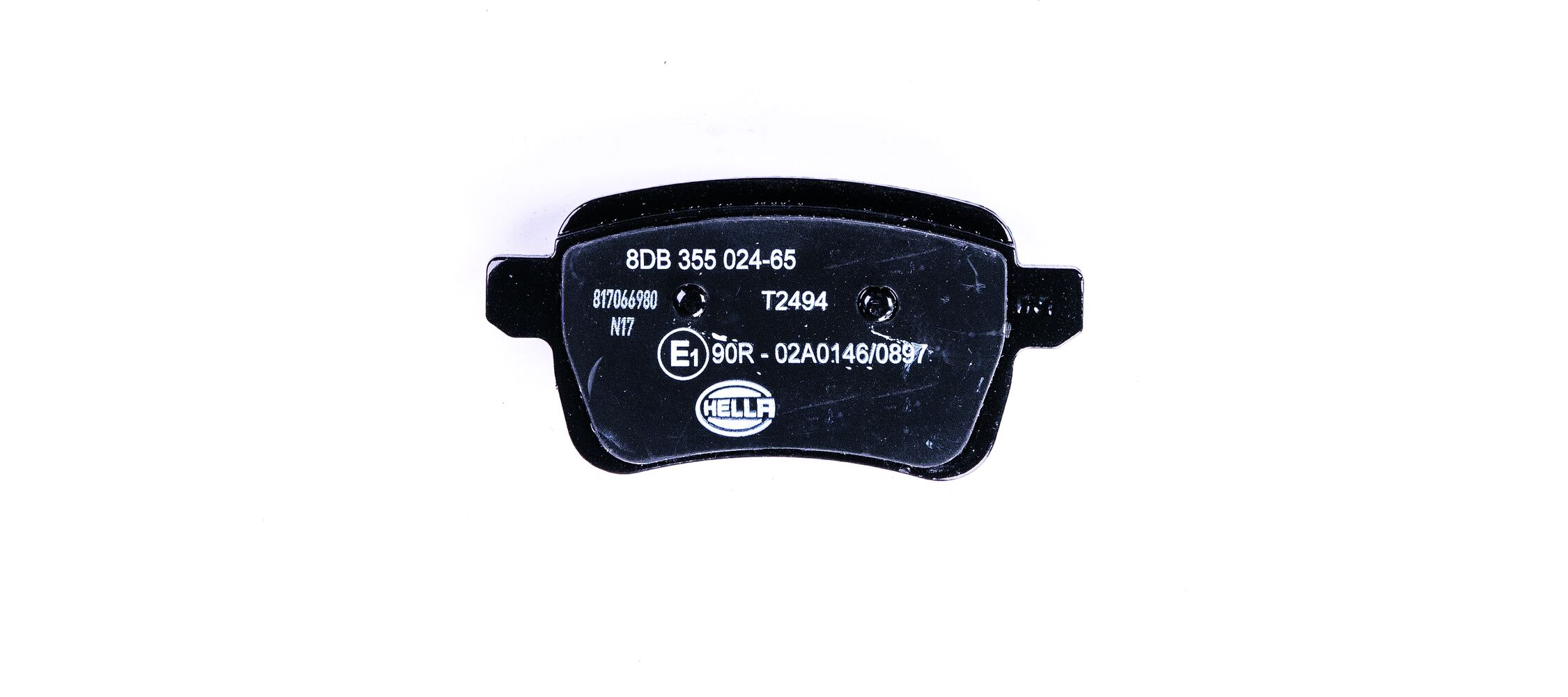 Brake Pad Set, disc brake - 8DB 355 024-651 HELLA
