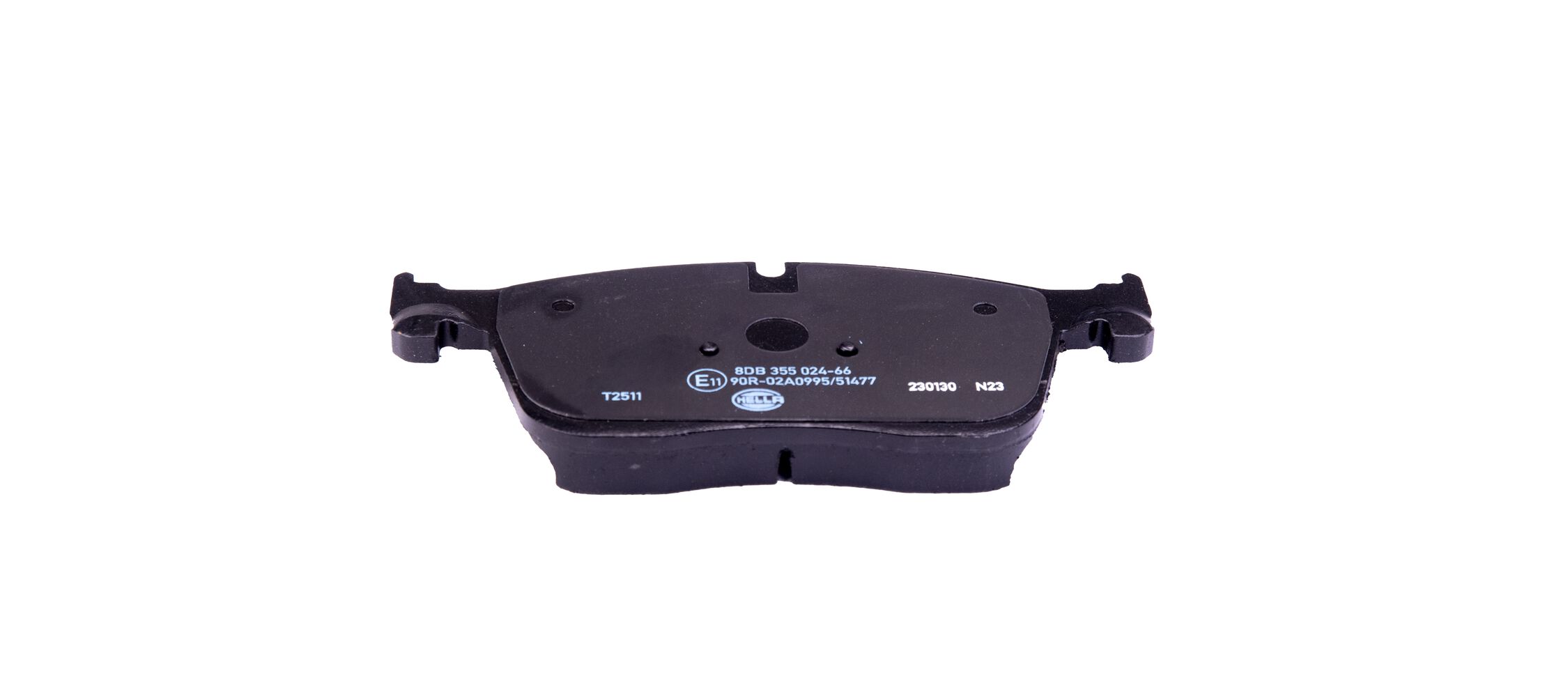 Brake Pad Set, disc brake - 8DB 355 024-661 HELLA