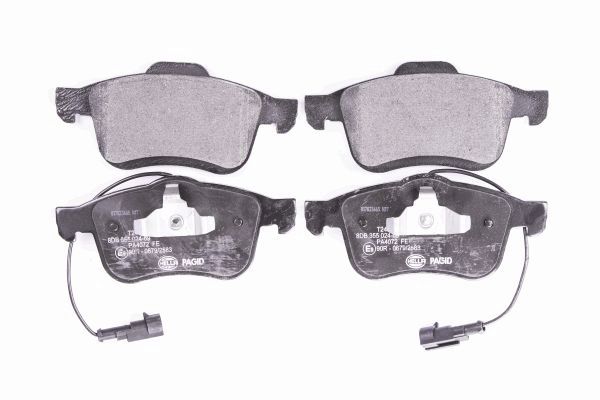 Brake Pad Set, disc brake - 8DB 355 024-691 HELLA