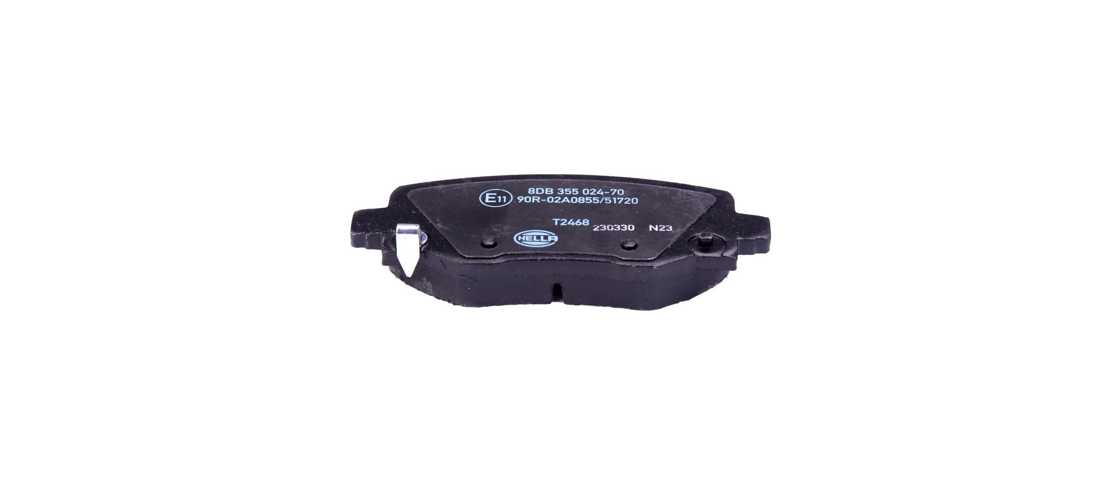 Brake Pad Set, disc brake - 8DB 355 024-701 HELLA
