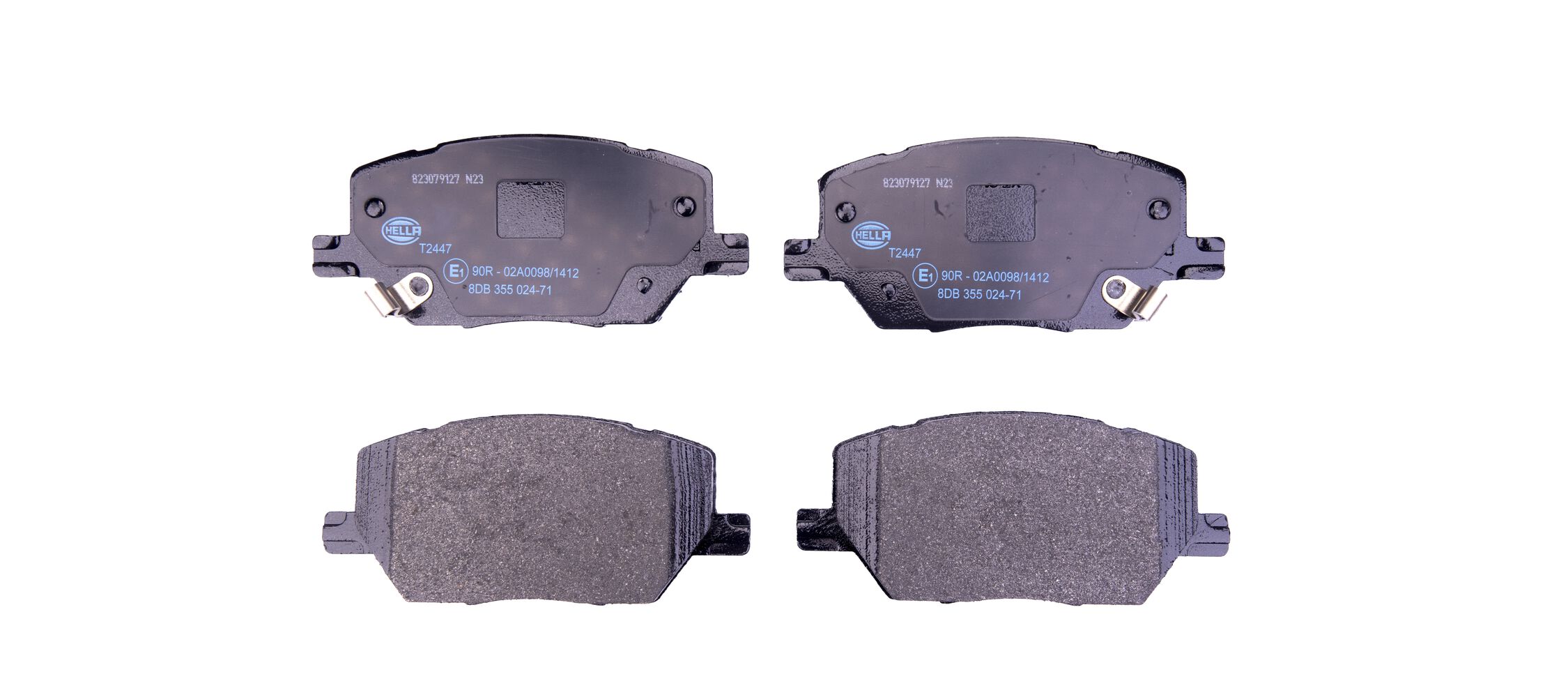 Kit pastiglie freno, Freno a disco - 8DB 355 024-711 HELLA