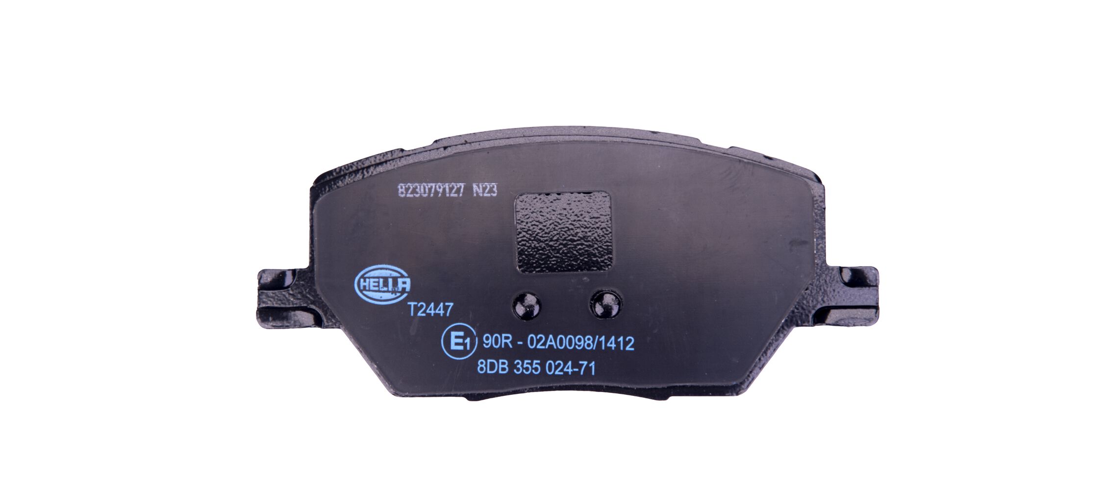 Brake Pad Set, disc brake - 8DB 355 024-711 HELLA