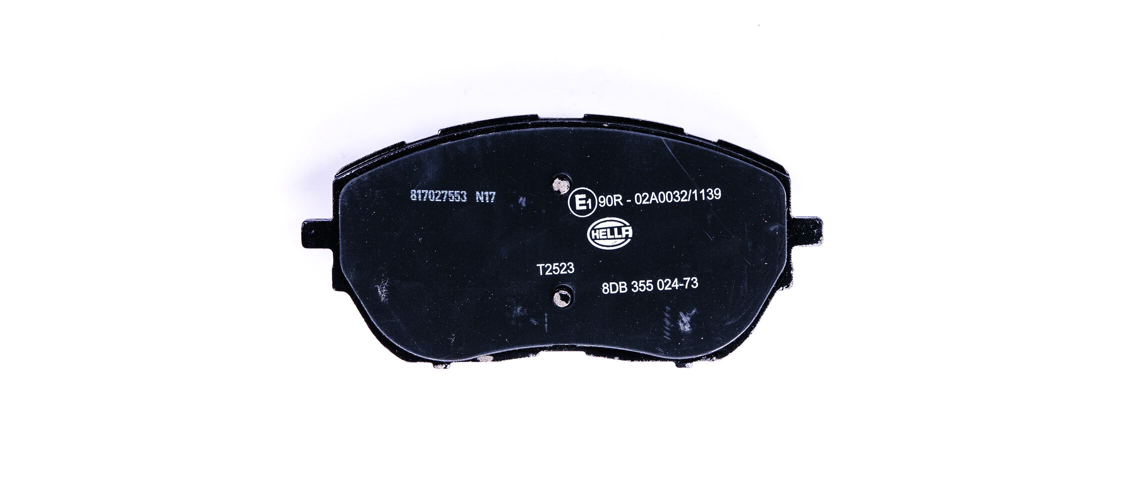 Brake Pad Set, disc brake - 8DB 355 024-731 HELLA