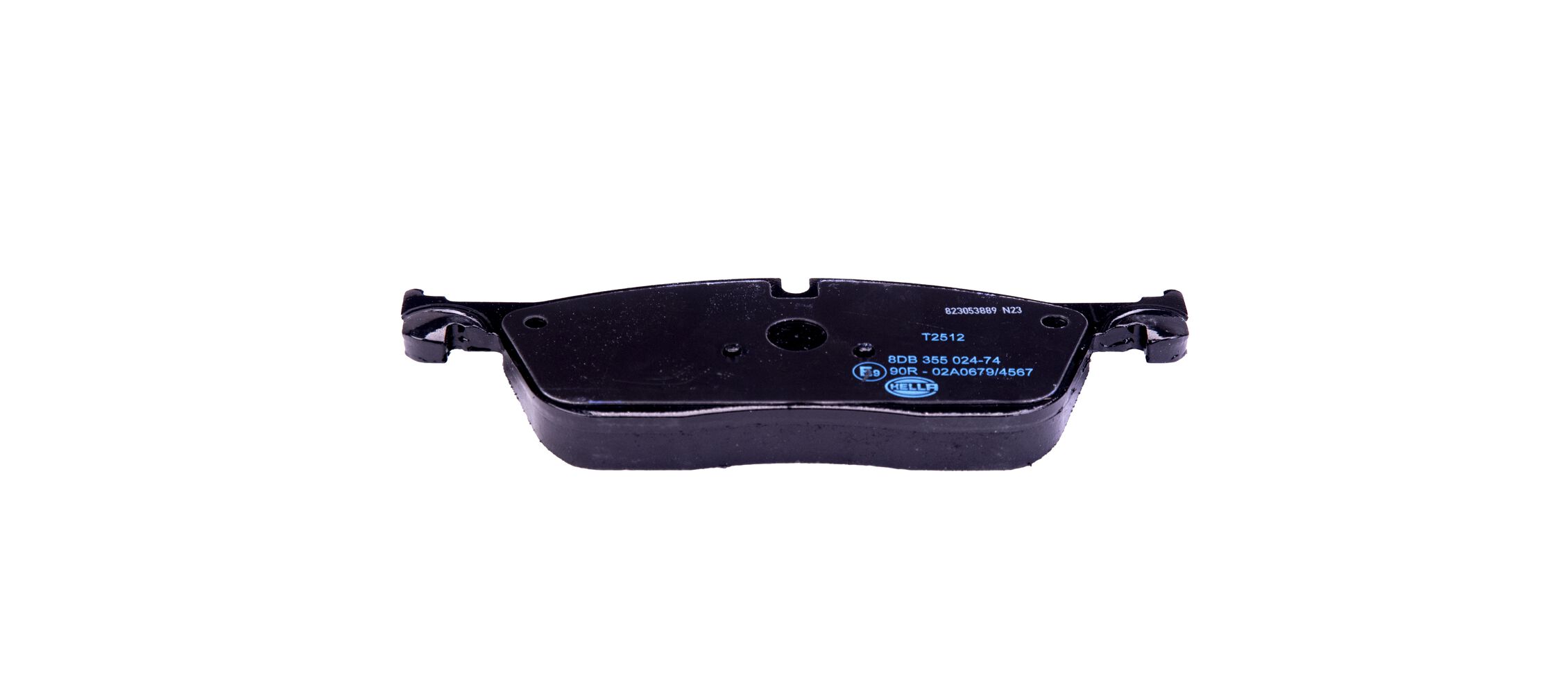 Brake Pad Set, disc brake - 8DB 355 024-741 HELLA