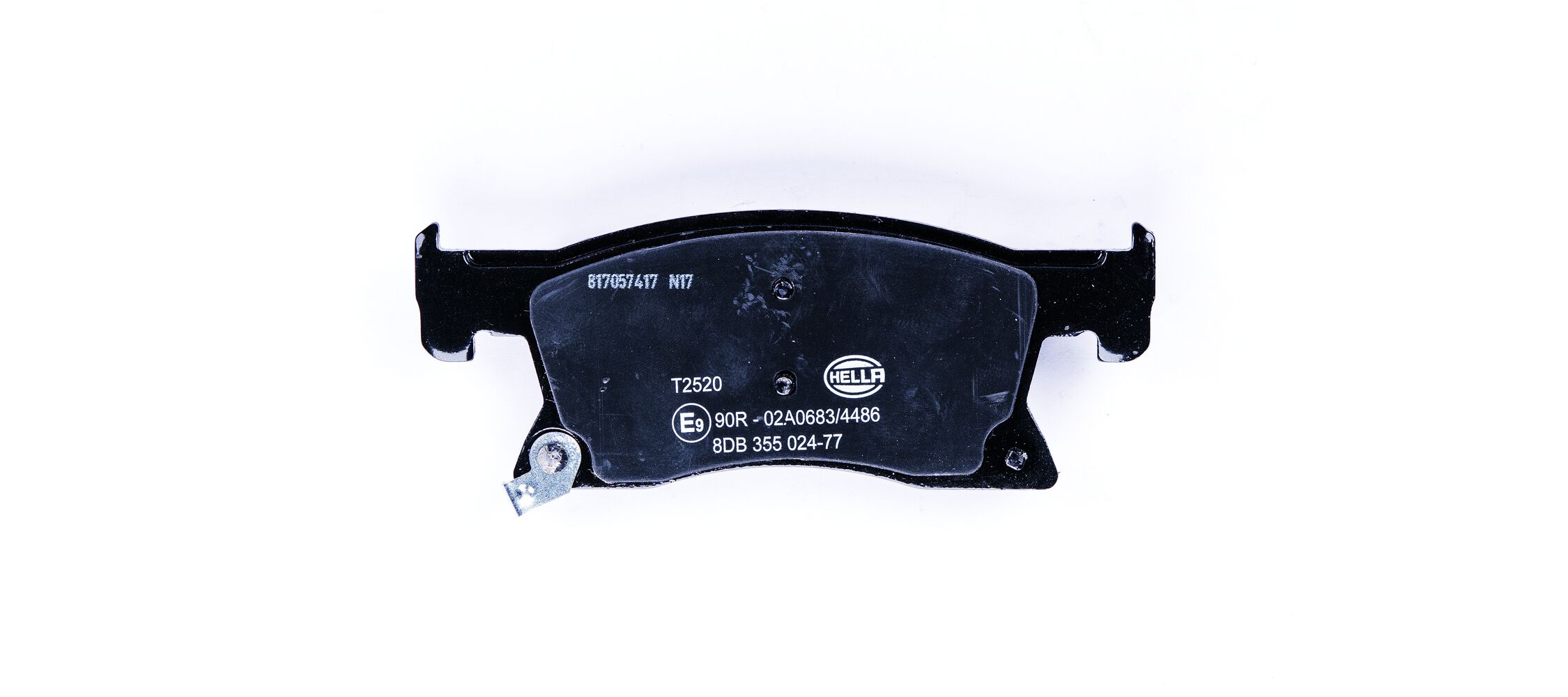 stabdžių trinkelių rinkinys, diskinis stabdys - 8DB 355 024-771 HELLA