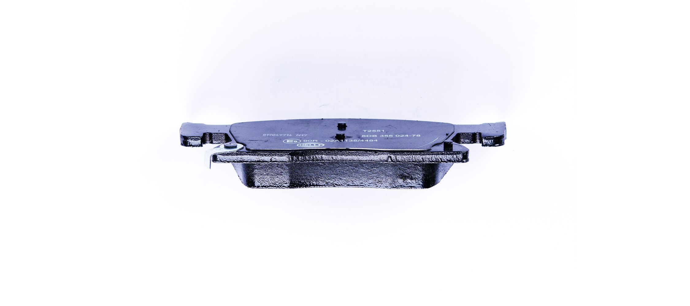 Brake Pad Set, disc brake - 8DB 355 024-781 HELLA