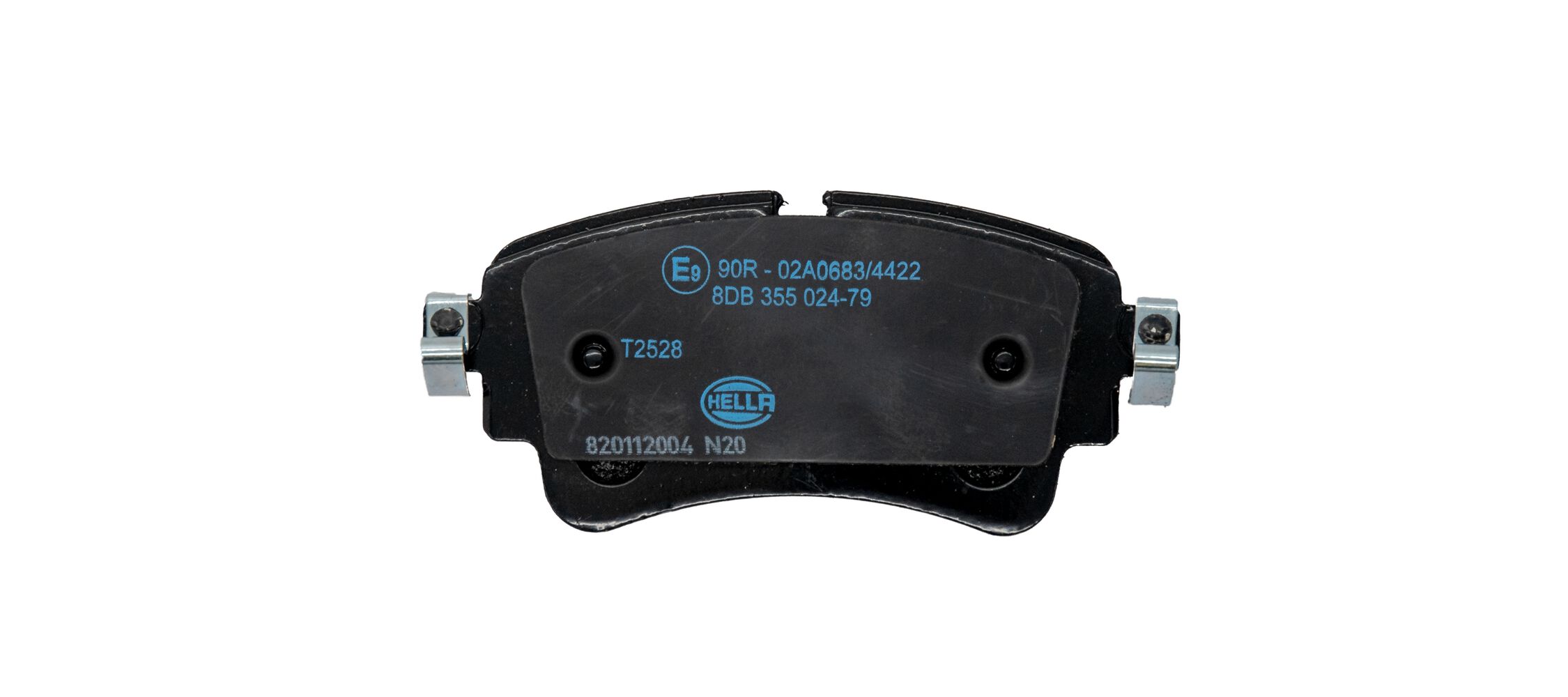 Brake Pad Set, disc brake - 8DB 355 024-791 HELLA