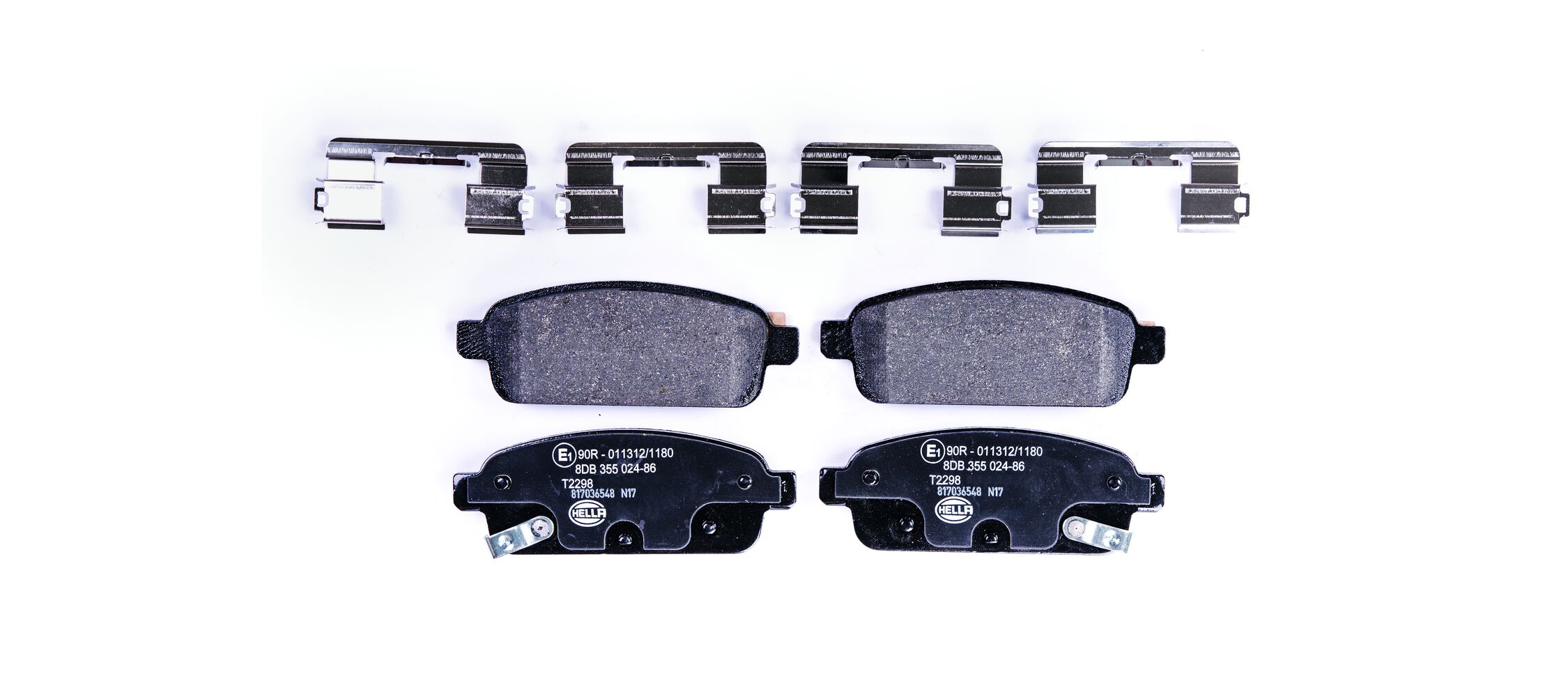 Kit pastiglie freno, Freno a disco - 8DB 355 024-861 HELLA